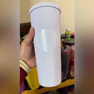 Starbucks White Textured Tumbler
